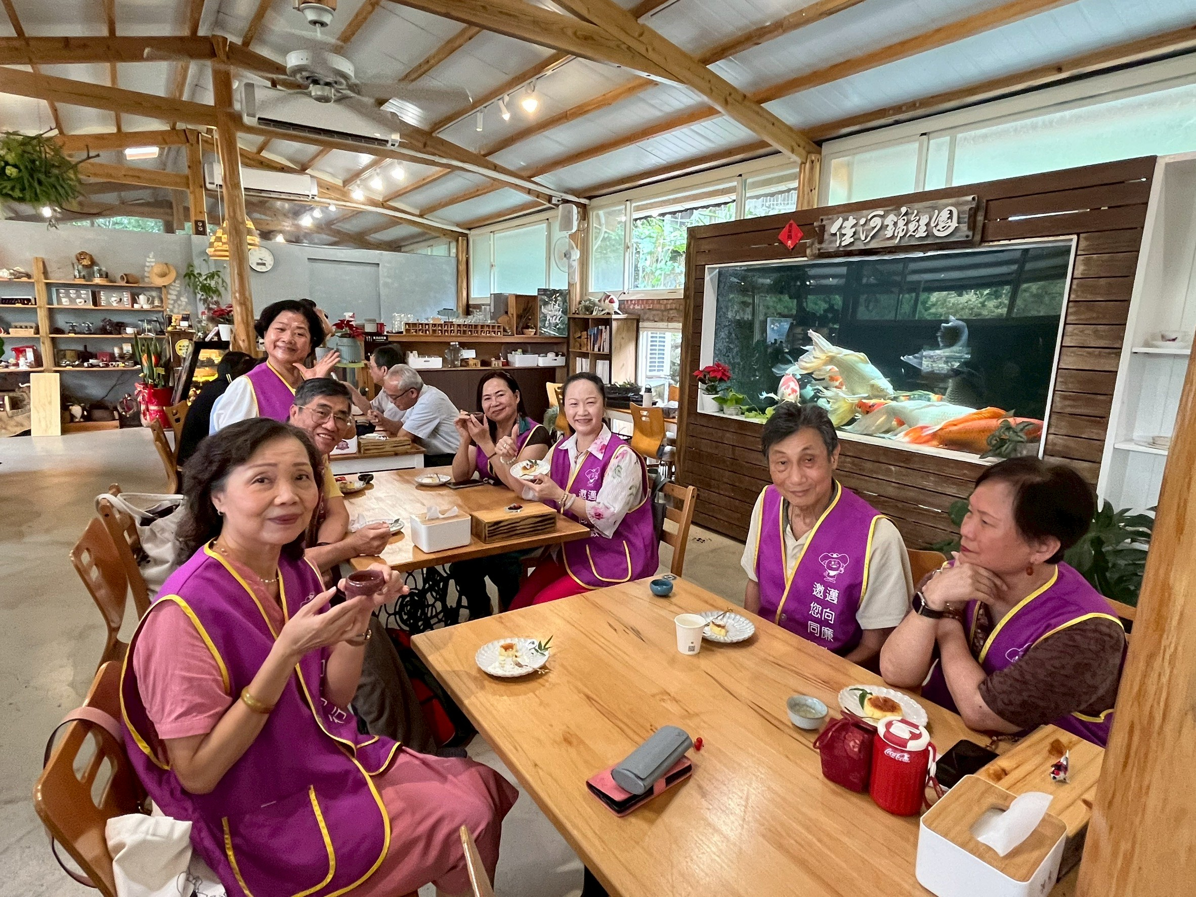 桃園市政府政風處辦理114年度「志匯同行，廉動桃金」桃園金門廉政志工跨域交流研習茶席交流