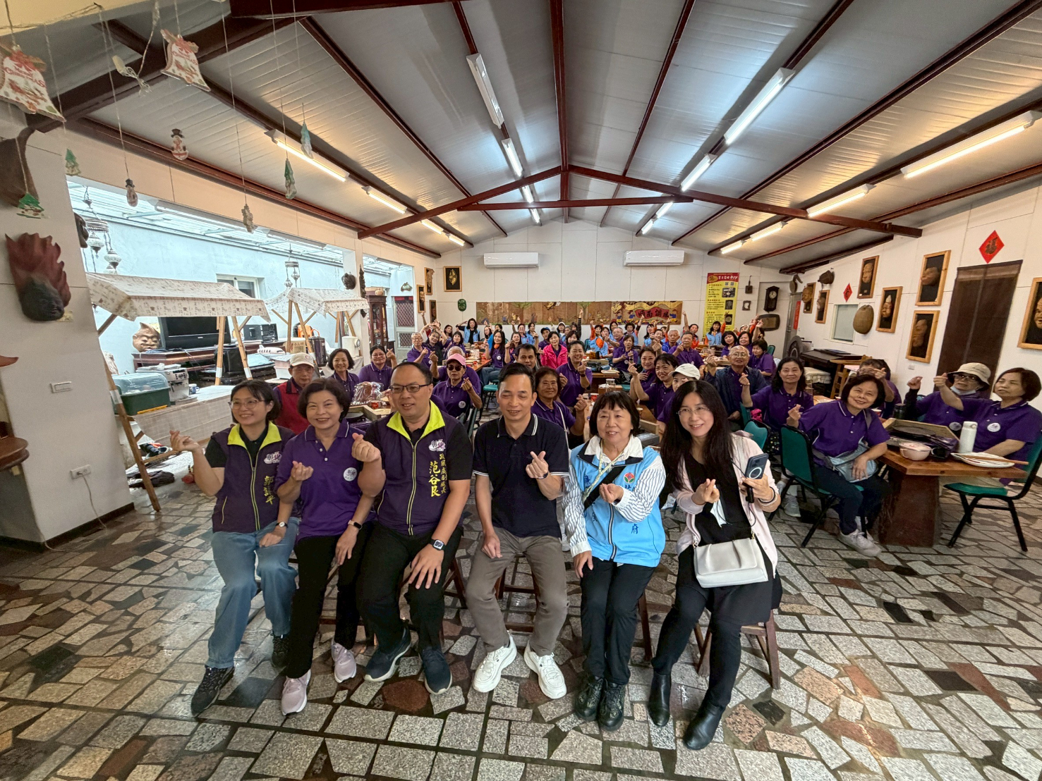 跨區相見歡！苗栗與彰化廉政志工分享交流新體驗交流後大合影。