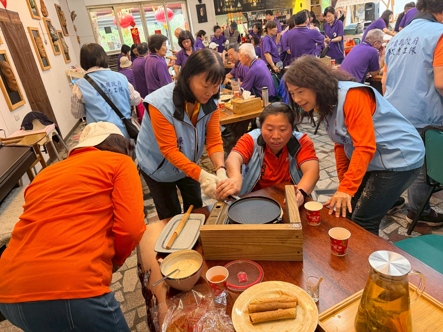 跨區相見歡！苗栗與彰化廉政志工分享交流新體驗食農教育體驗。